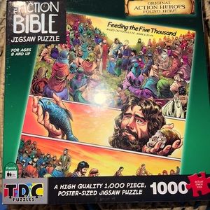 Action Bible Family Jigsaw Puzzle "Feeding the Five Thousand" 1000 piece B3